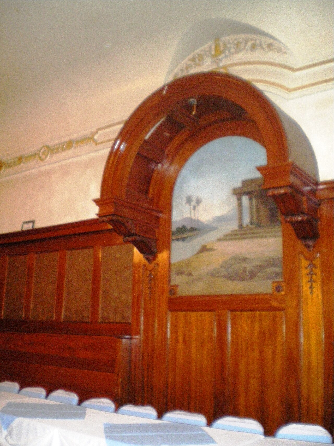 A Masonic Lodge room — kindred to our own at the Pueblo Masonic Temple